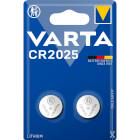 VARTA Lithium Battery CR2025 2-Blister 6025101402 4008496746422