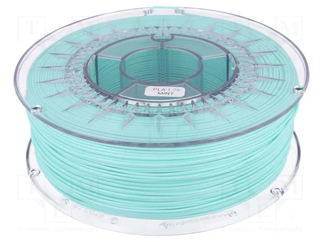 Filament: PLA; Ø: 1.75mm; mint; 200÷235°C; 1kg DEVIL DESIGN DEV-PLA-1.75-MIN