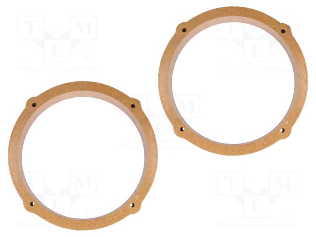 Spacer ring; MDF; 165mm; Chevrolet,Daewoo; impregnated,varnished 4CARMEDIA MDF-D.78