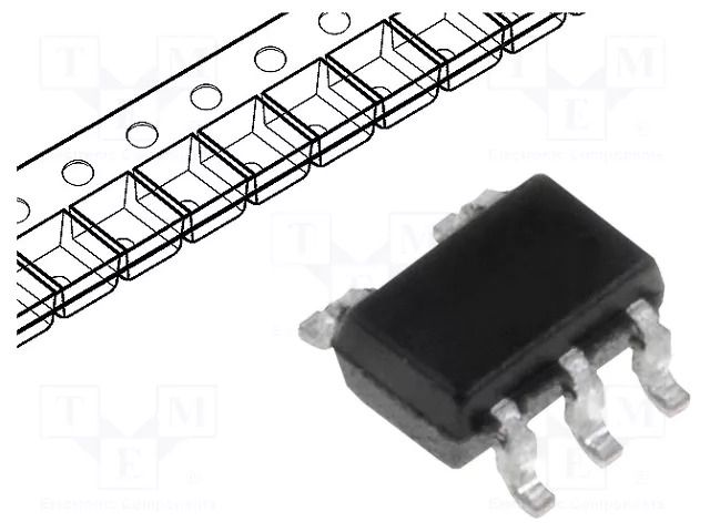 IC: digital; buffer,non-inverting; Ch: 1; CMOS; SMD; SOT553; LVC DIODES INCORPORATED 74LVC1G34Z-7