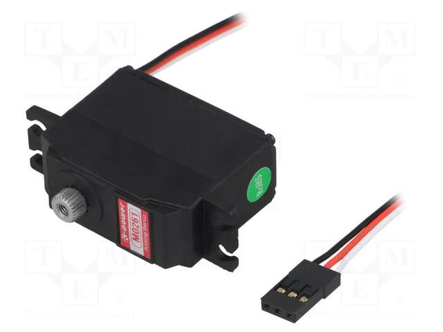 Motor: servo; 4.8÷6VDC; mini; analogue; 35.5x15x29mm; metal K-POWER KP-M0261