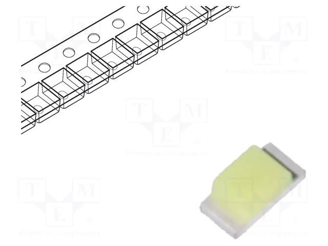 LED; white cold; SMD; 0603; 600÷1100mcd; 140°; 20mA; 2.8÷3.7VDC REFOND RF-WUB191DS-DD