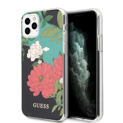 Guess GUHCN58IMLFL01 iPhone 11 Pro black/black N°1 Flower Collection, Guess 3700740475508 3700740475508