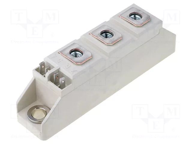 Module: thyristor; double series; 1.6kV; 27A; Ifmax: 50A; A46; screw SEMIKRON DANFOSS SKKT27/16E