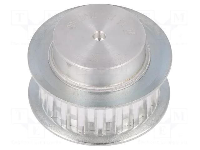 Belt pulley; T5; W: 10mm; whell width: 21mm; Ø: 31mm; aluminium; ZRS OPTIBELT 21-T5-20-200ZA