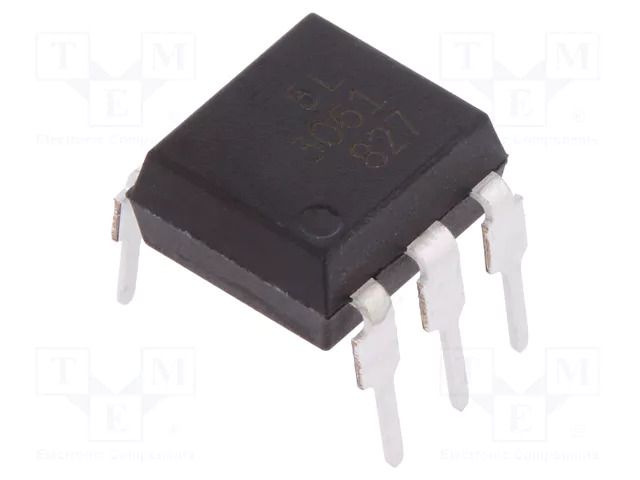Optotriac; 5kV; zero voltage crossing driver; DIP6; Ch: 1; EL306X EVERLIGHT EL3061