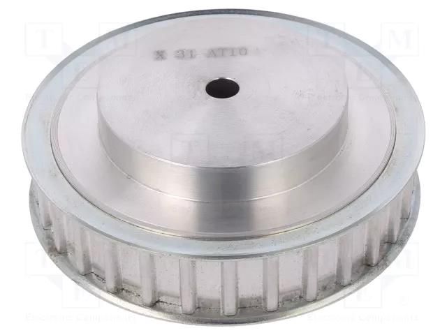 Belt pulley; AT10; W: 16mm; whell width: 31mm; Ø: 100mm; aluminium OPTIBELT 31-AT10-32-200ZA