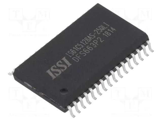 IC: SRAM memory; 4MbSRAM; 512kx8bit; 5V; 25ns; SOP32; parallel ISSI 61C5128AS-25QLI