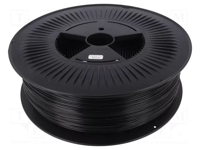 Filament: PET-G; Ø: 1.75mm; black; 220÷250°C; 5kg DEVIL DESIGN DEV-PETG-1.75-BK-5