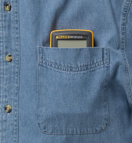 Fluke 107 Palm-sized, CAT III Digital Multimeter, Fluke FLUKE-107 ESP 0095969678780; 0095969678780