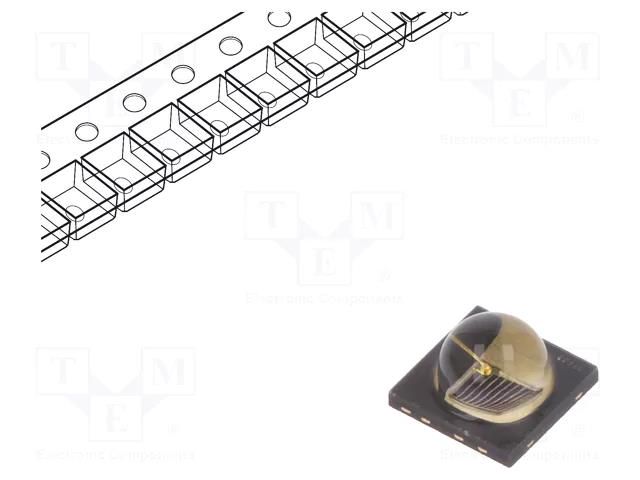 IR transmitter; 860nm; transparent; 780mW; 45°; 3.2÷3.6VDC; 1000mA ams OSRAM SFH4715AS