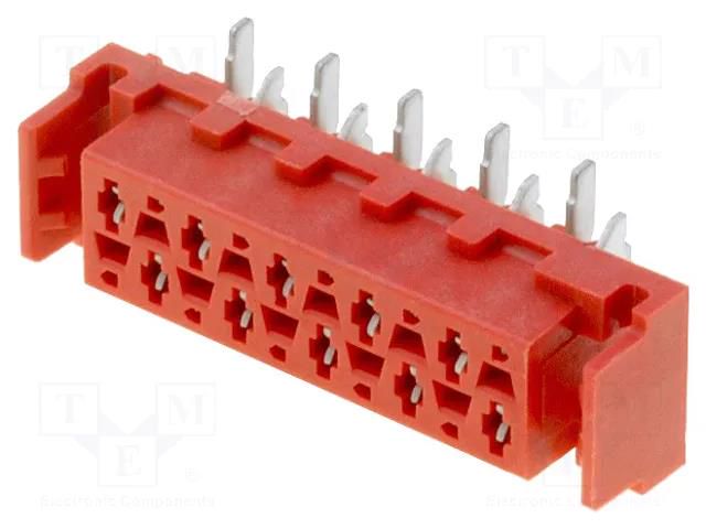 Micro-MaTch; socket; female; PIN: 10; SMT; on PCBs; Layout: 2x5 TE Connectivity 8-338069-0