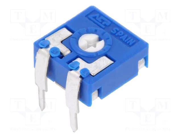 Potentiometer: mounting; single turn,horizontal; 4.7MΩ; 0.15W ACP CA9V-4M7