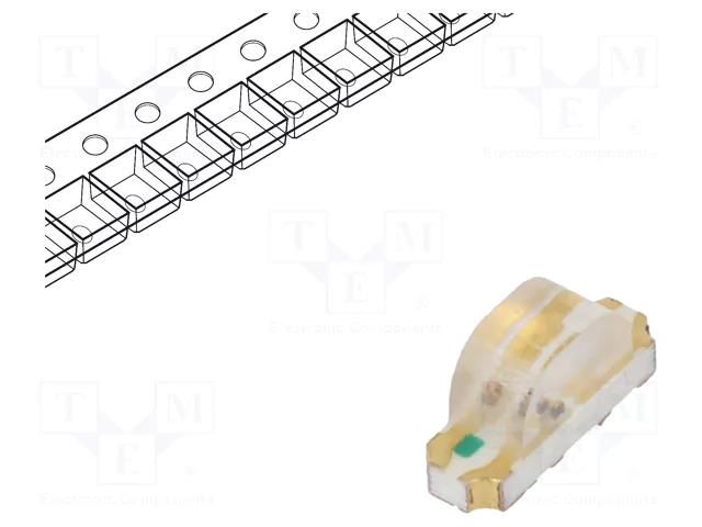 LED; yellow-green/orange; SMD; 1204; 1.8÷2.4/1.8÷2.4VDC; 140° REFOND RF-P3S115TS-B09