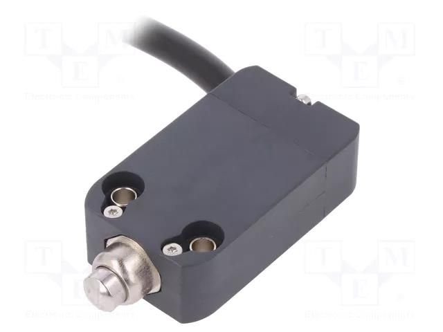 Limit switch; pin plunger Ø8mm; NO + NC; 10A; max.250VAC; lead 2m PIZZATO ELETTRICA NFB110AB-DN2