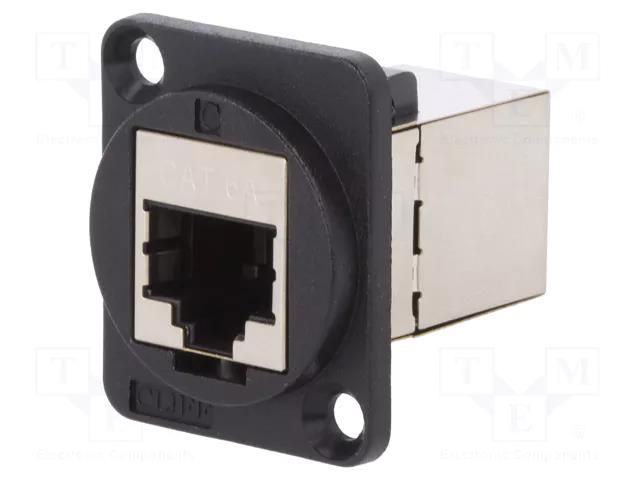 Coupler; FT; Cat: 6a; shielded; 8p8c; RJ45 socket,both sides CLIFF CP30225S