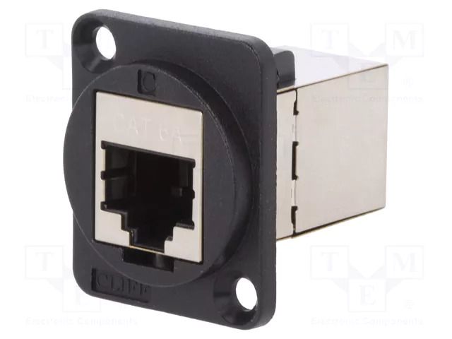Coupler; FT; Cat: 6a; shielded; 8p8c; RJ45 socket,both sides CLIFF CP30225S