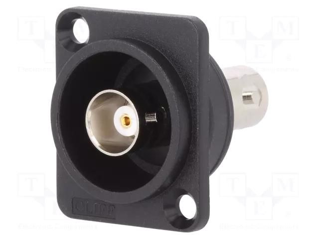 Coupler; BNC socket,both sides; 50Ω; FT; black; plastic; 19x24mm CLIFF CP303090