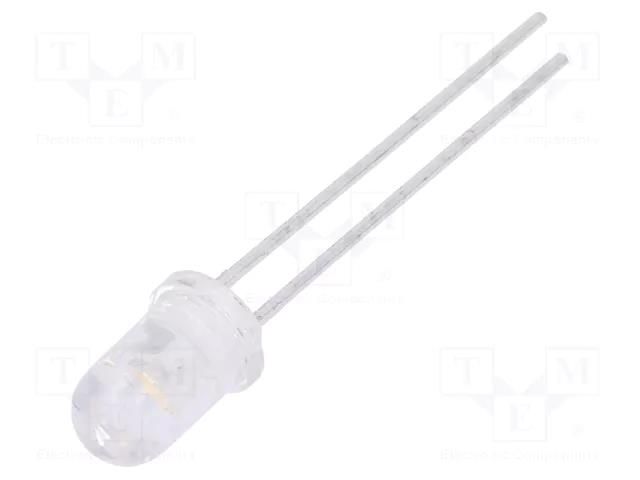 LED; 5mm; white neutral; 2900÷5000mcd; 60°; Front: convex; 5500K LUCKYLIGHT LL-504WC2Z-W5-3PF