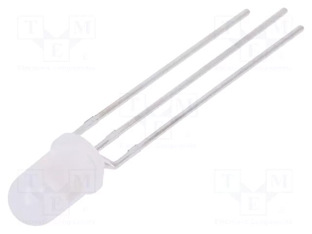 LED; yellow/yellow green; 5mm; 60°; Front: convex; No.of term: 3 LUCKYLIGHT LL-509YGM2E-C-1B