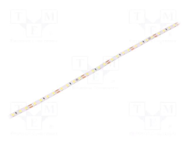 LED tape; white cold; 2835; LED/m: 120; 5mm; IP20; 120°; 15W/m; 24VDC LEDDEX LS-LUM24V-6500K24V