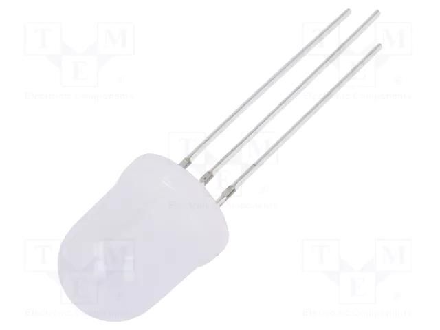LED; red/yellow; 10mm; 90°; Front: flat; 1.8÷2.6/1.8÷2.6VDC; round OPTOSUPPLY OSRYMCA192A