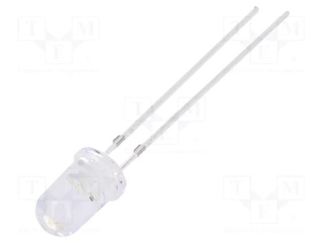 LED; yellow/green; 5mm; 15°; Front: convex; 1.8÷2.6/2.7÷3.4VDC OPTOSUPPLY OSYPP25111A