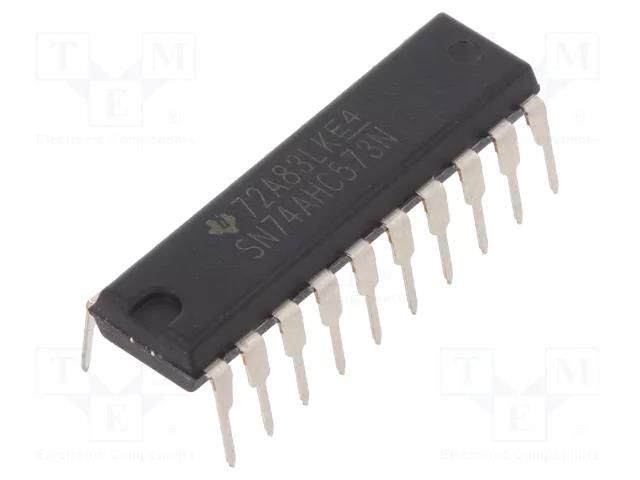 IC: digital; D-latch transparent; Ch: 8; 2÷5.5VDC; THT; PDIP20; tube TEXAS INSTRUMENTS SN74AHC573N