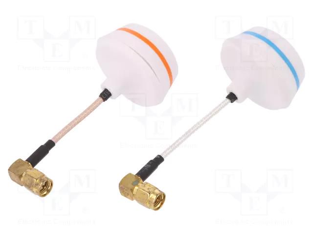 Antenna; Kit: TX + RX; SMA; 5800MHz; 50Ω; Antenna: WiFi; 2pcs. EMAX EMX-FP-0610