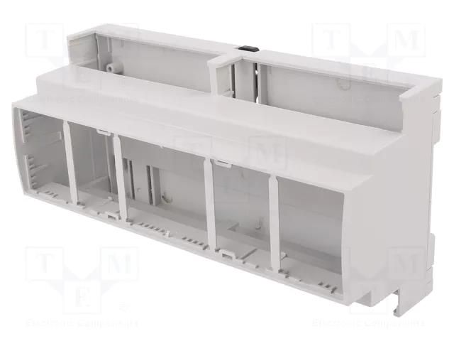 Enclosure: for DIN rail mounting; Y: 89mm; X: 177mm; Z: 65mm; ABS KRADEX ZD1010J-ABS-V0