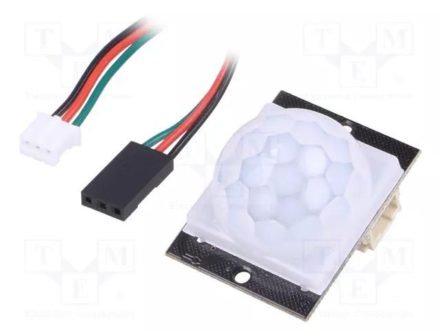 Sensor: movement; PIR,infrared; digital; 5VDC; Ch: 1; Gravity DFROBOT DF-SEN0018