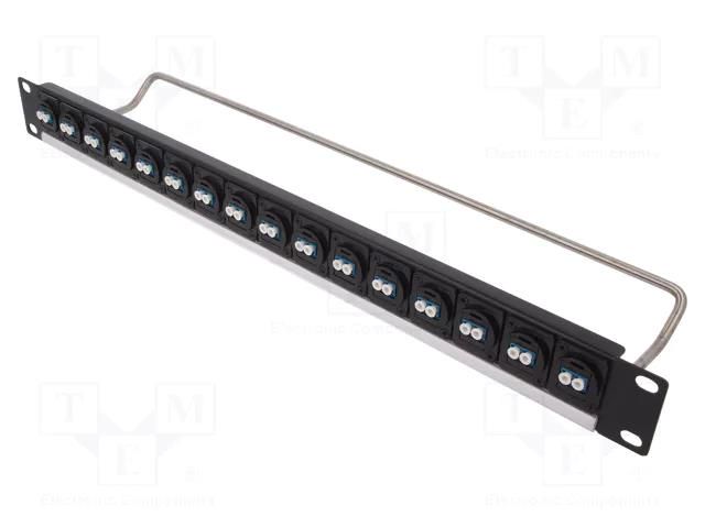 Connector: fiber optic; patch panel; single mode simplex (SM) CLIFF CP30179