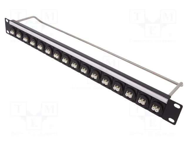 Connector: fiber optic; patch panel; multi mode simplex (MM) CLIFF CP30180