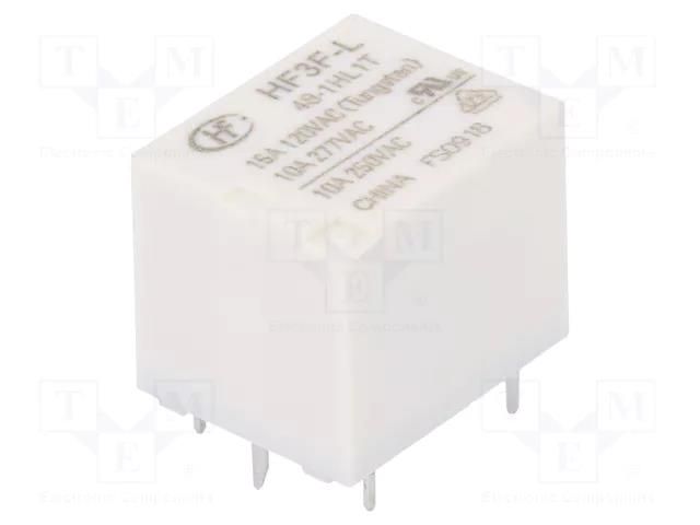Relay: electromagnetic; SPST-NO; Ucoil: 48VDC; 15A; 10A/277VAC HONGFA RELAY HF3F-L/48-1HL1T