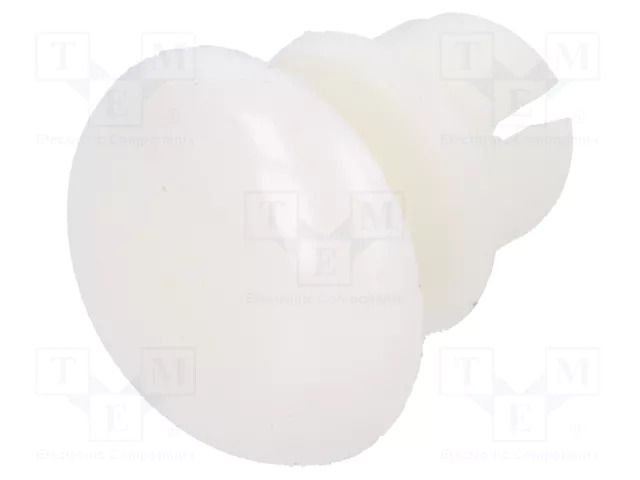 Rivet; polyamide; L.rivet: 4.5mm; white; dismountable,push-in DREMEC DR8G4025.0X2.5W