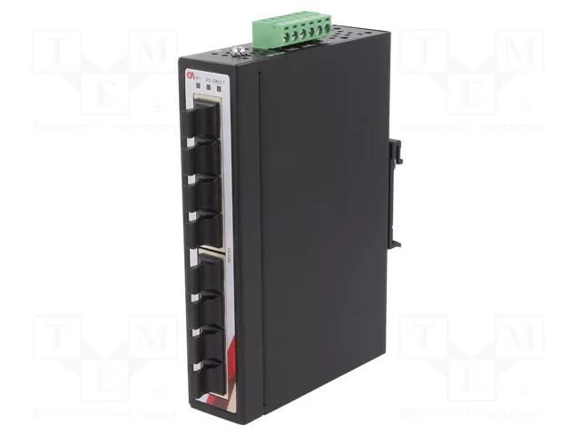 Switch Ethernet; unmanaged; Number of ports: 8; 12÷48VDC; RJ45 Comparta ETU-0800-CP