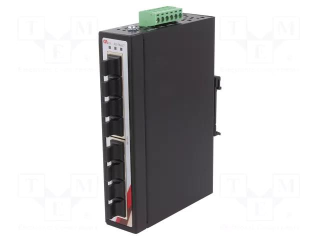 Switch Ethernet; unmanaged; Number of ports: 8; 12÷48VDC; RJ45 Comparta ETU-0800-T