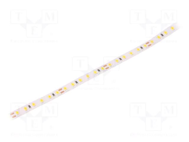 LED tape; white warm; 2835; LED/m: 120; 8mm; IP20; 120°; 9.6W/m LEDDEX LS-L120-2700K24V