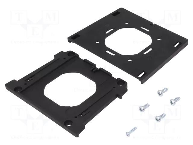 Wall mounting element; polyamide; black; BoPad; 75x75mm BOPLA VESA-WB-9005