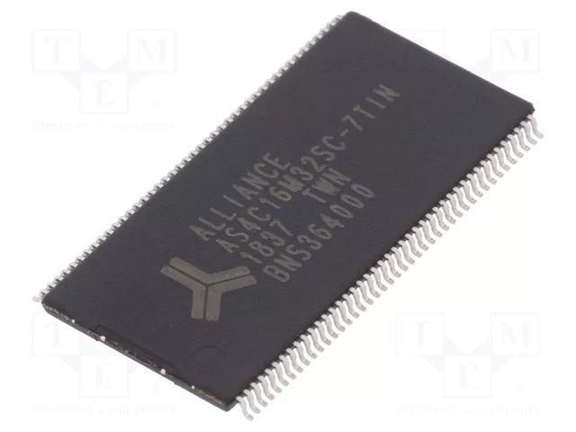 IC: DRAM memory; 512MbDRAM; 16Mx32bit; 3÷3.6V; 133MHz; 5.4ns ALLIANCE MEMORY AS4C16M32SC-7TIN
