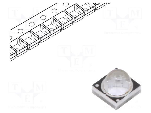 Power LED; UV; 3535; 35°; 700mA; 3W; λd: 390÷400nm; 3.2÷4VDC; EMITER ProLight Opto PB2D-3JLA-G