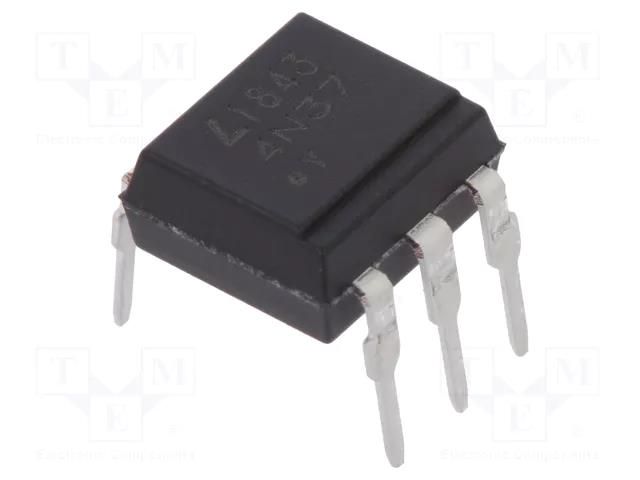 Optocoupler; THT; Ch: 1; OUT: transistor; Uinsul: 3.55kV; Uce: 30V LITEON 4N37-LIT