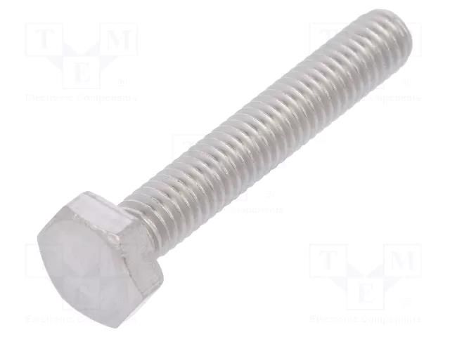 Screw; M4x25; 0.7; Head: hexagonal; A2 stainless steel; DIN 933 BOSSARD B4X25/BN622