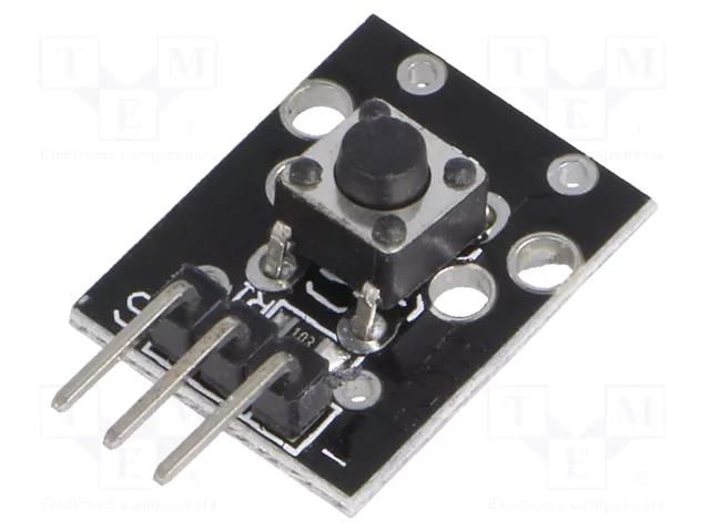 Module robotics: button; 3.3÷5VDC; digital; module; Arduino; screw OKYSTAR OKY3223