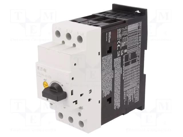 Motor breaker; 34kW; 220÷690VAC; for DIN rail mounting; IP20 EATON ELECTRIC PKZM4-63-EA