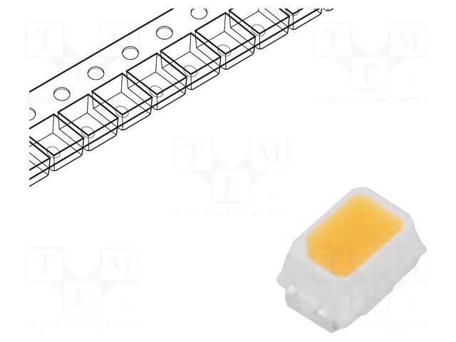 LED; white warm; SMD; 2014,Mini PLCC2; 4÷8lm; 2650-2800K; 95; 120° REFOND RF-27QK14DS-EC-Y