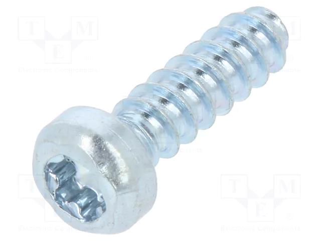 Screw; for plastic; 3x10; Head: cheese head; Torx® PLUS; 10IP; zinc BOSSARD B3.0X10/BN20173