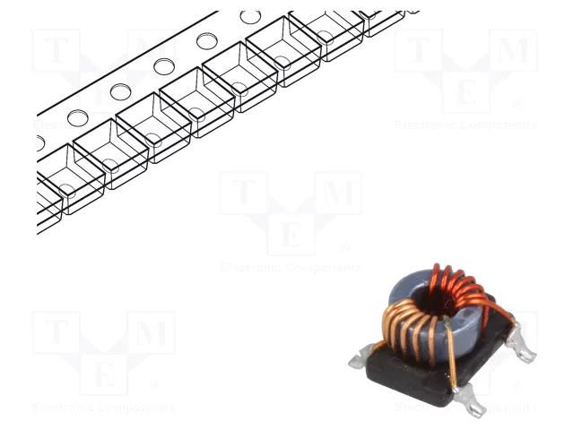 Inductor: wire; SMD; 55.6uH; 30mΩ; ±25%; 6.5x6x4.5mm; 1A; 500VDC TRACO POWER TCK-162