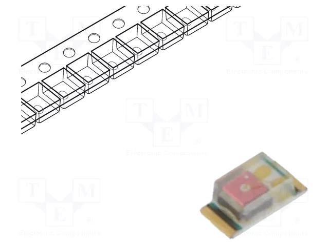 Phototransistor; SMD; 630nm; 6V ONSEMI KDT00030TR