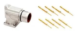SENSOR CONN, M23, RCPT, 4SIG+4PWR, PANEL MB7RJN0802-KIT